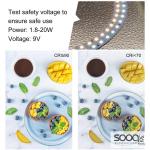 puluz صندوق تصوير المنتجات المضيئ مع 6 خلفيات 12 لون قياس 40سم