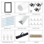 PULUZ 2m 240W 5500K Photo Light Studio Box Kit for Clothes / Adult Model Portrait (EU Plug)