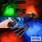 انارة مخفية لارضيات السيارة الداخلية