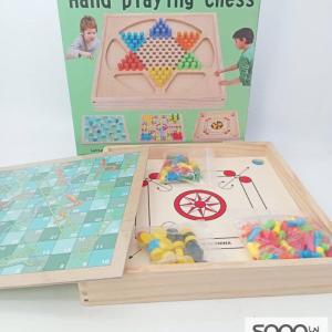 مجموعة الألعاب الخشبية المتعددة