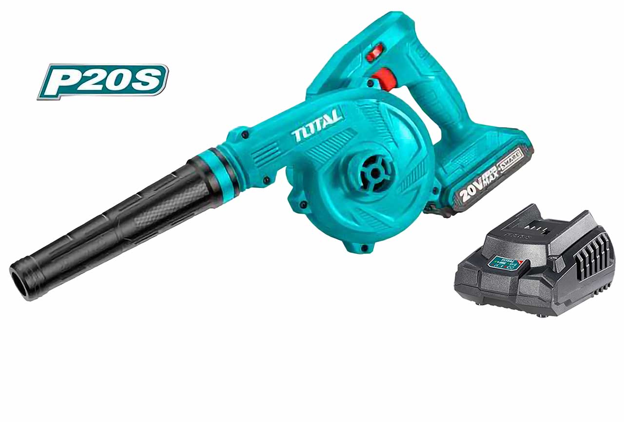 Total TABLI200181 Lithium-ion blower بلور شحن 20 فولت مع بطارية وشاحن سرعات