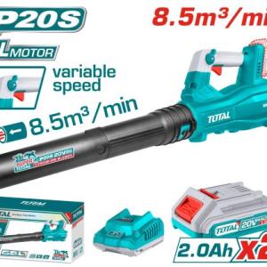 Total TABLI204282 بلور زراعي شحن 20 فولت مع 2 بطارية وشاحن