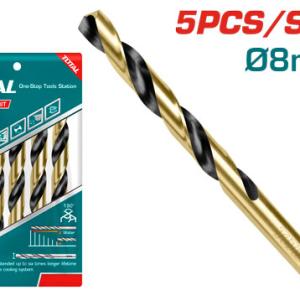 TOTAL TAC100803 Hss drill bit ريش حديد 8 ملم اصفر