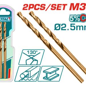 Total TAC11202501 ريش ستانلس كوبلت مكفولة كرت حبتين 2.5 ملم