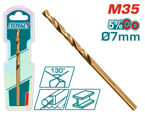 Total TAC11207001 ريش حديد كوبلت 7 ملم على كرت