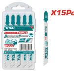 Total TAC151111C علبة نسلات تخريقة خشب 15 قطعة