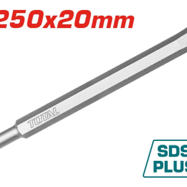 TOTAL TAC15121411 CHISEL SDS - PLUS 20mmX250MM ازميل عريض