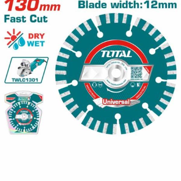 Total TAC2111301صينية قص 5 انشلمنشار الباطون دبل دسك 