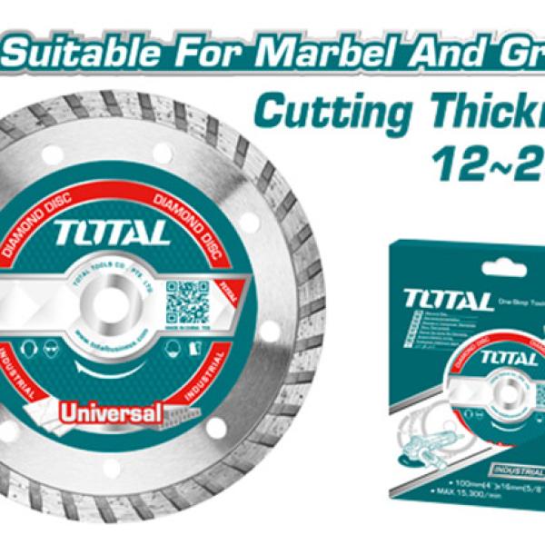 اسطوانة قص للرخام والجرانيت Total TAC2132301 Turbo diamond disc 9"