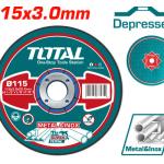 TOTAL TAC2211152 Abrasive metal cutting disc3mm فيبر قص حديد5. 4 انش