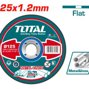TOTAL TAC2211253 Abrasive metal cutting disc فيبر 5" قص ستانلس