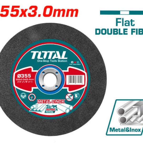 TOTAL TAC2212302 Abrasive metal cutting disc فيبر 14 أنش فص حديد