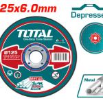 TOTAL TAC2231251 Abrasive metal grinding disc فيبر 5" جلخ حديد