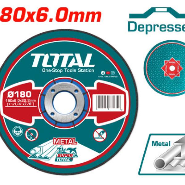 TOTAL TAC2231801 Abrasive metal cutting disc فيبر 7" قص حديد
