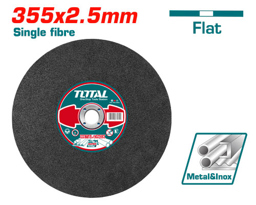 فيبر 14" قص حديد TOTAL TAC2253551 Abrasive metal cutting disc