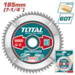 TOTAL TAC231413 صينيه قص خشب 7.1/4" 60 سن