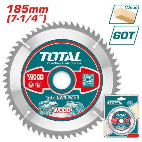TOTAL TAC231413 صينيه قص خشب 7.1/4" 60 سن