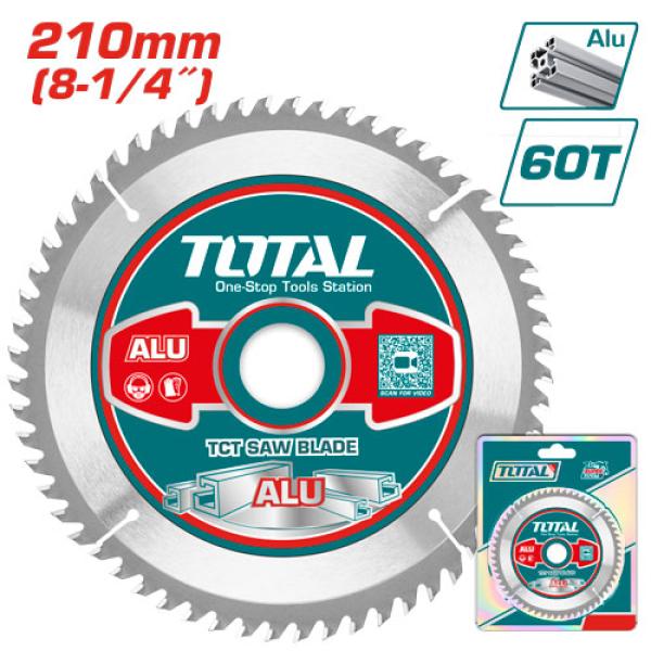 TOTOAL TAC233523 TCT saw blade for Aluminum 8.1/4" صينية قص المنيوم 60 سن