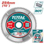 Total TAC233728 أسطوانة قص المنيوم 10 انش 80 سن