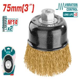 Total TAC31035 Wire cup brush فرشاية سلك نحاس للصاروخ "2