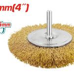 Total TAC34041 Circular grinding wire brush 100mm فرشاية سلك للدرل 4 "