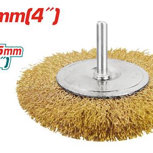 Total TAC34041 Circular grinding wire brush 100mm فرشاية سلك للدرل 4 "