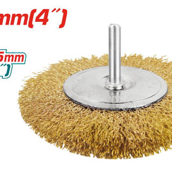 Total TAC34041 Circular grinding wire brush 100mm فرشاية سلك للدرل 4 "