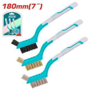 Total TAC38033 طقم فراشي سلك 7 انش عدد 3 