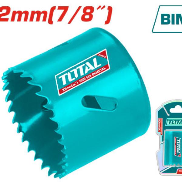 Total TAC410221 Bi-metal Hole saw 22mm هولسو حديد