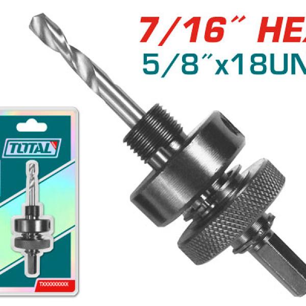 Total TAC4202 Arbor for hole saw7/16" ادابتر هولسو كبير