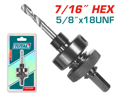 Total TAC4202 Arbor for hole saw7/16" ادابتر هولسو كبير