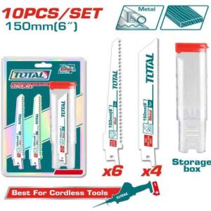 Total TAC521002 طقم نسلات منشار ترددي 10 قطع