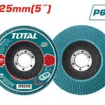 Total TAC641252 Zirconium flap disc 5" P60 ورق حف مدرج ازرق