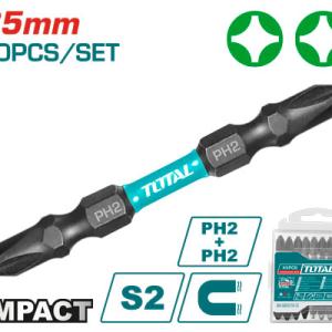 Total TACIM16PH233 Impact screwdriver bit راسية مفك امبكت اسود دبل