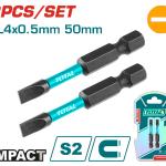 Total TACIM71SL450 راسية مفك عادي عدد 2 SL4*0.5