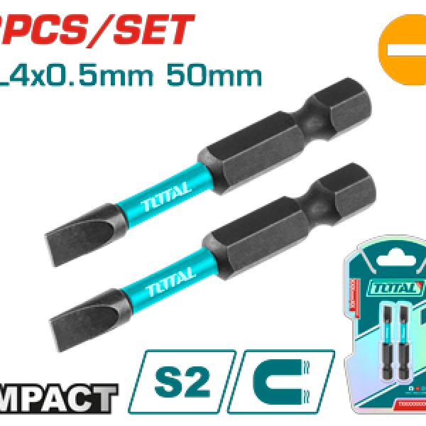 Total TACIM71SL450 راسية مفك عادي عدد 2 SL4*0.5