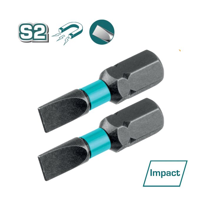 Total TACIM71SL525 راسية مفك عادي عدد 2 SL5*.08mm