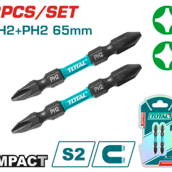 Total TACIM72PH265راسية درل مجوزة عدد2PH2*65mm