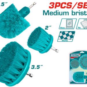 Total TACM3001 طقم فراشي درل 3 قطع خشونة وسط