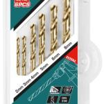 TOTAL 6PCS HSS Twist Drill Bits Set طقم ريش حديد