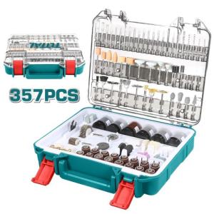 Total TACSD13571 357pcs Accessories of Mini Drill طقم اكسسوارات درمل