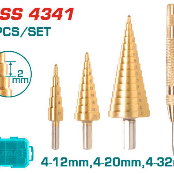 Total TACSD2041 طقم ريش مدرجة مع سنبك علام اتوماتيك