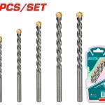 TOTAL TACSD5055 Masonry Drill Bits Set 5PCS 4-10MM طقم ريش حجر
