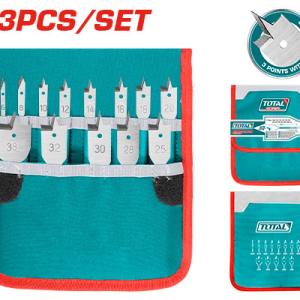 طقم ريش فراشه 13 قطعه 6-38 ملم TOTAL TACSD70131