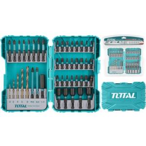 Total TACSDL24502 45PCS Impact Screwdriver bit set طقم اكسسوارات وريش 45 قطعة