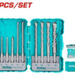 Total TACSDL30901SDS-plus طقم ريش حجر كبس 9 قطع