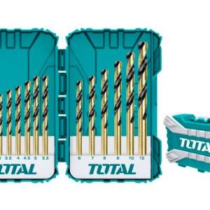 TOTAL TACSDL51501 15pcs HSS drill bits set طقم ريش حديد
