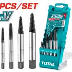 TOTAL TACSE0056 5PCS Screw extractor set طقم تسنين عكسي 3-18 ملم