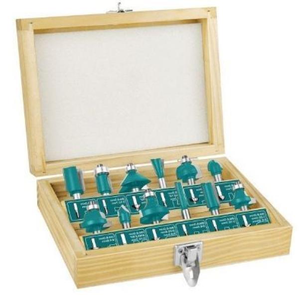 TOTAL TACSR0121 12pcs Router bits set(6mm) طقم ضربات فورمايكا