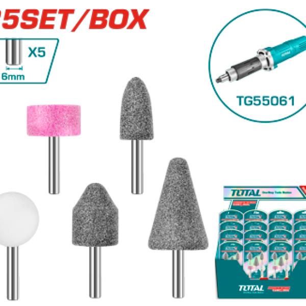 Total TAKB0502 طقم حف حجر درل 5 قطع
